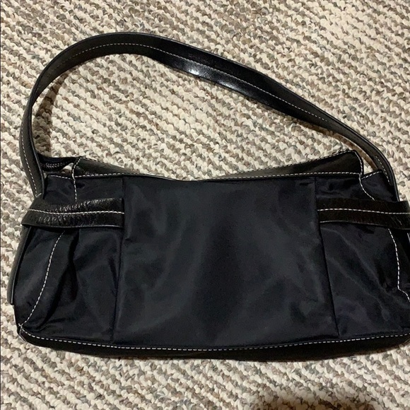 KC REACTION black nylon bag with leather trim - Picture 2 of 10